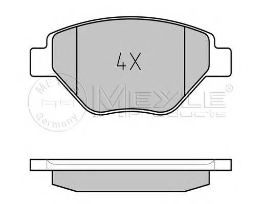 MEYLE 025 239 3418 Комплект тормозных колодок... MEYLE 025 239 3418 Комплект тормозных колодок...