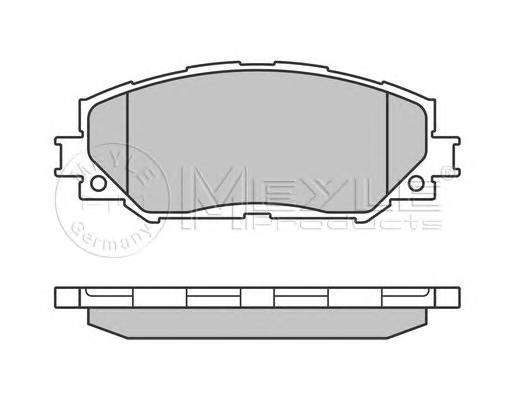 MEYLE 025 243 3617 Комплект тормозных колодок