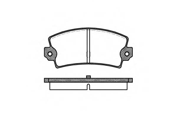 ROADHOUSE 2021.40 Комплект тормозных колодок
