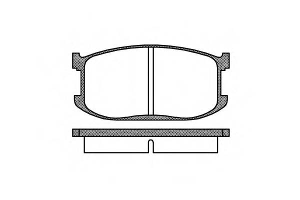 ROADHOUSE 2126.00 Комплект тормозных колодок...