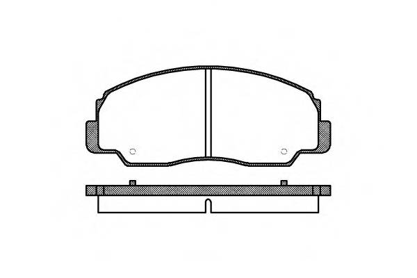 ROADHOUSE 2178.20 Комплект тормозных колодок...