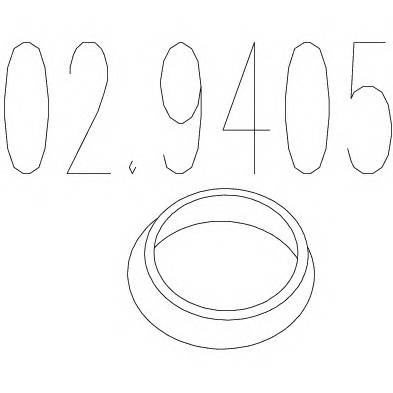 MTS 02.9405 Уплотнительное кольцо, тру