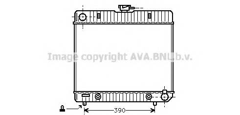 AVA QUALITY COOLING MS2043 Радіатор, охолодження двиг... AVA QUALITY COOLING MS2043 Радіатор, охолодження двиг...