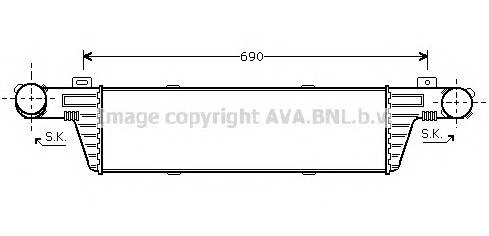 AVA QUALITY COOLING MSA4296 Интеркулер AVA QUALITY COOLING MSA4296 Интеркулер
