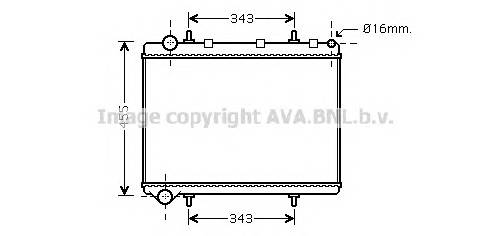 AVA QUALITY COOLING PE2259 Радиатор, охлаждение двига... AVA QUALITY COOLING PE2259 Радиатор, охлаждение двига...