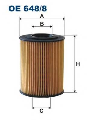 FILTRON OE648/8 Масляний фільтр FILTRON OE648/8 Масляний фільтр