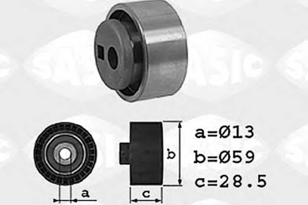 SASIC 1700001 Натяжной ролик, ремень ГРМ