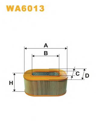 WIX FILTERS WA6013 Воздушный фильтр WIX FILTERS WA6013 Воздушный фильтр