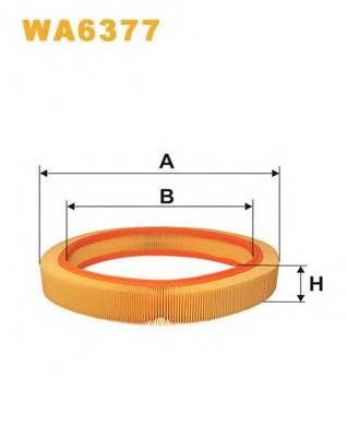 WIX FILTERS WA6377 Воздушный фильтр WIX FILTERS WA6377 Воздушный фильтр