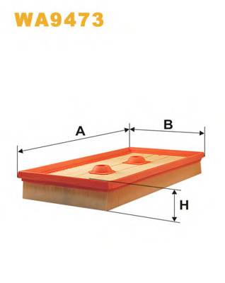 WIX FILTERS WA9473 Повітряний фільтр WIX FILTERS WA9473 Повітряний фільтр