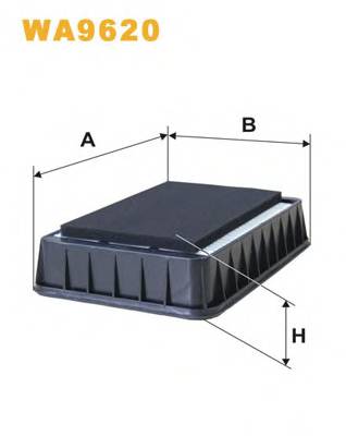 WIX FILTERS WA9620 Повітряний фільтр WIX FILTERS WA9620 Повітряний фільтр