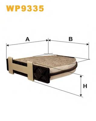 WIX FILTERS WP9335 Фільтр, повітря у внутрішнь...