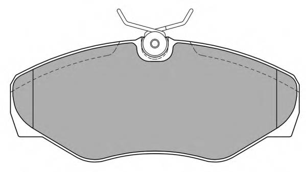 FREMAX FBP-1272 Комплект тормозных колодок