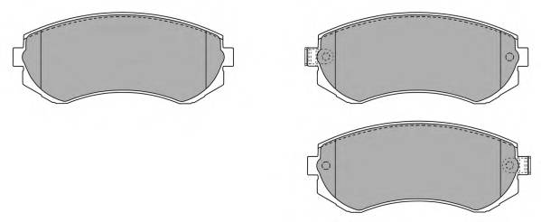 FREMAX FBP-1558 Комплект тормозных колодок