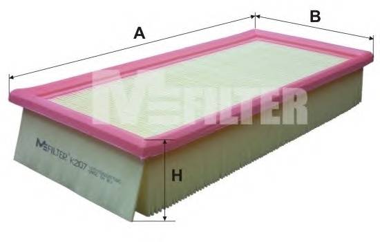 MFILTER K207 Фільтр салону MFILTER K207 Фільтр салону