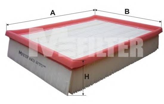 MFILTER K433 Фiльтр салону