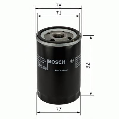 BOSCH F 026 407 017 Масляний фільтр BOSCH F 026 407 017 Масляний фільтр