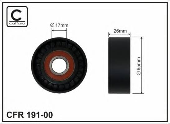 CAFFARO 191-00 Ролик CAFFARO 191-00 Ролик