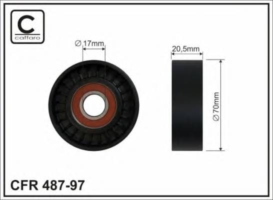 CAFFARO 48797 ROLKA NAPINACZA CAFFARO 48797 ROLKA NAPINACZA