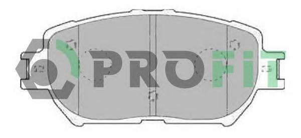 PROFIT 5000-1620 Колодки гальмівні дискові PROFIT 5000-1620 Колодки гальмівні дискові