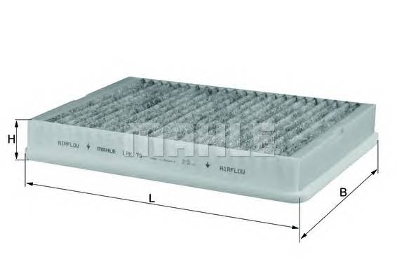 KNECHT LAK 79 Фильтр, воздух во внутренно