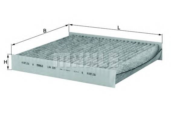 KNECHT LAK 220 Фильтр, воздух во внутренно