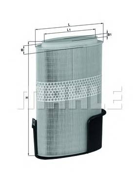 KNECHT LX 1009/6 Повітряний фільтр KNECHT LX 1009/6 Повітряний фільтр