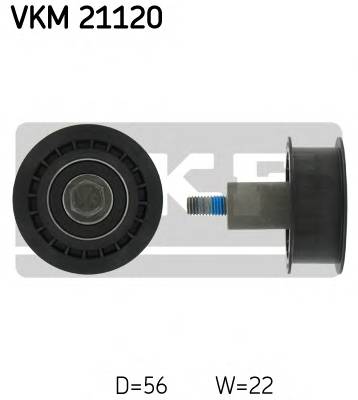 SKF VKM 21120 Паразитный / Ведущий ролик, 