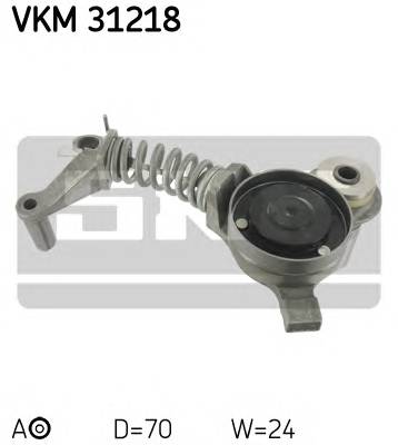 SKF VKM 31218 Натяжной ролик, поликлинов...