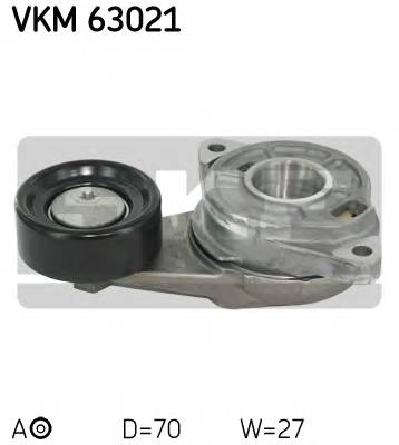 SKF VKM 63021 Натяжной ролик, поликлинов