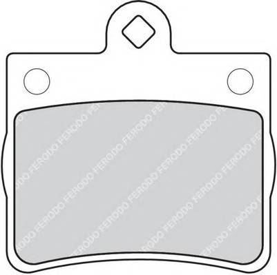 FERODO FDB1310 Комплект тормозных колодок...