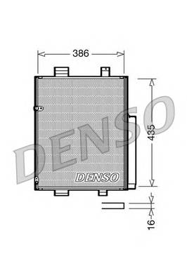 DENSO DCN35001 Конденсатор, кондиционер DENSO DCN35001 Конденсатор, кондиционер