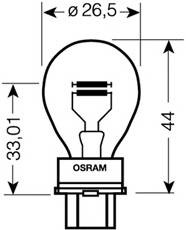 OSRAM 3157 Лампа накаливания, фонарь у
