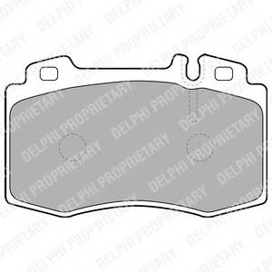 DELPHI LP1688 Комплект тормозных колодок...