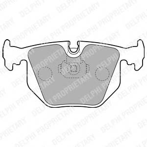 DELPHI LP1803 Комплект тормозных колодок...