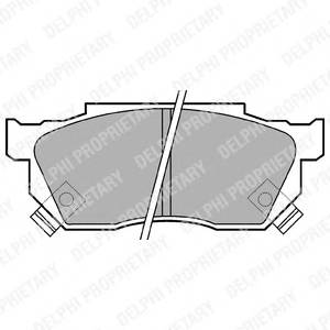 DELPHI LP445 Комплект тормозных колодок...
