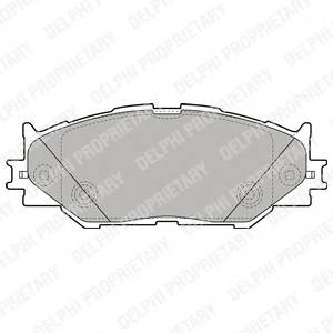 DELPHI LP1977 Комплект тормозных колодок