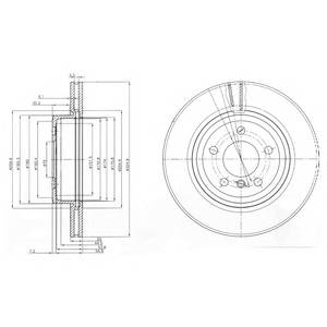 DELPHI BG3938 Тормозной диск DELPHI BG3938 Тормозной диск