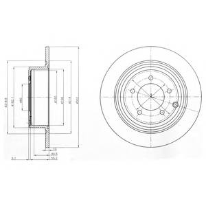DELPHI BG4169 Тормозной диск DELPHI BG4169 Тормозной диск
