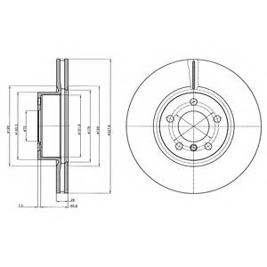 DELPHI BG9108 Тормозной диск DELPHI BG9108 Тормозной диск