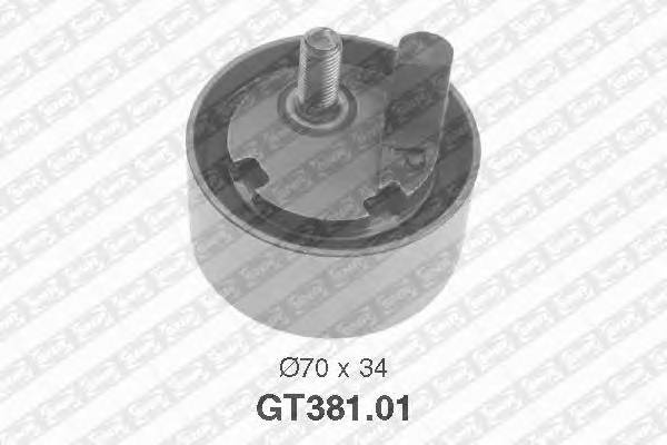 SNR GT381.01 Натяжной ролик, ремень ГРМ SNR GT381.01 Натяжной ролик, ремень ГРМ
