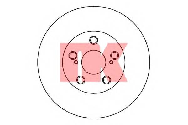 NK 204572 Тормозной диск