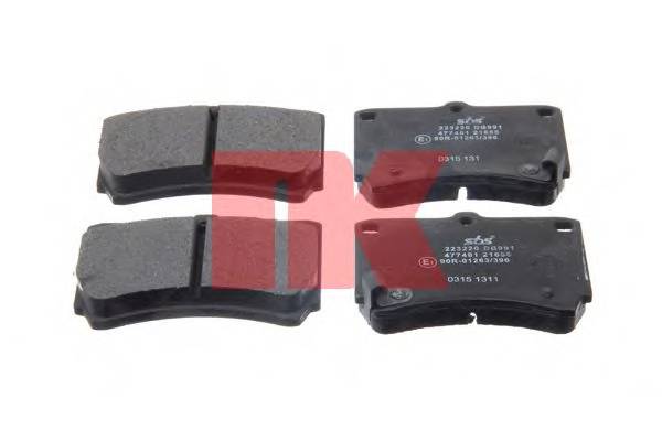 NK 223220 Комплект тормозных колодок