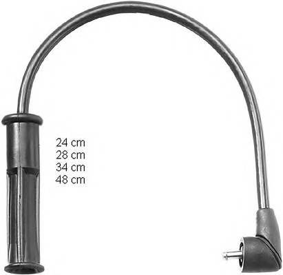 BERU ZEF1128 Комплект проводов зажигани