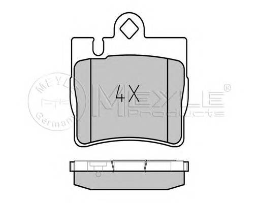 MEYLE 025 230 7815 Комплект тормозных колодок... MEYLE 025 230 7815 Комплект тормозных колодок...