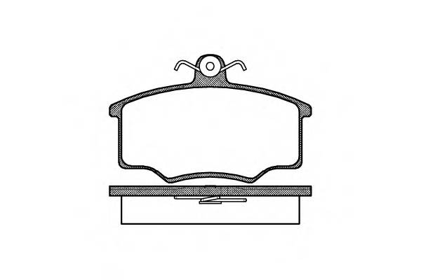 ROADHOUSE 2046.00 Комплект тормозных колодок