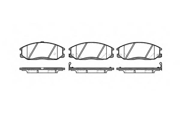 ROADHOUSE 2771.22 Комплект тормозных колодок