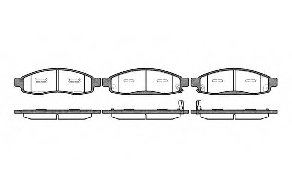 REMSA 1094.12 Комплект гальмівних колодо... REMSA 1094.12 Комплект гальмівних колодо...
