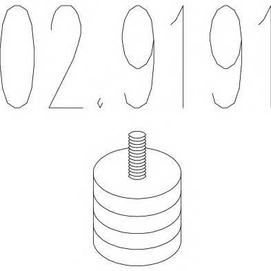 MTS 02.9191 Буфер, глушник