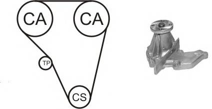 AIRTEX WPK-410401 Водяной насос + комплект зу